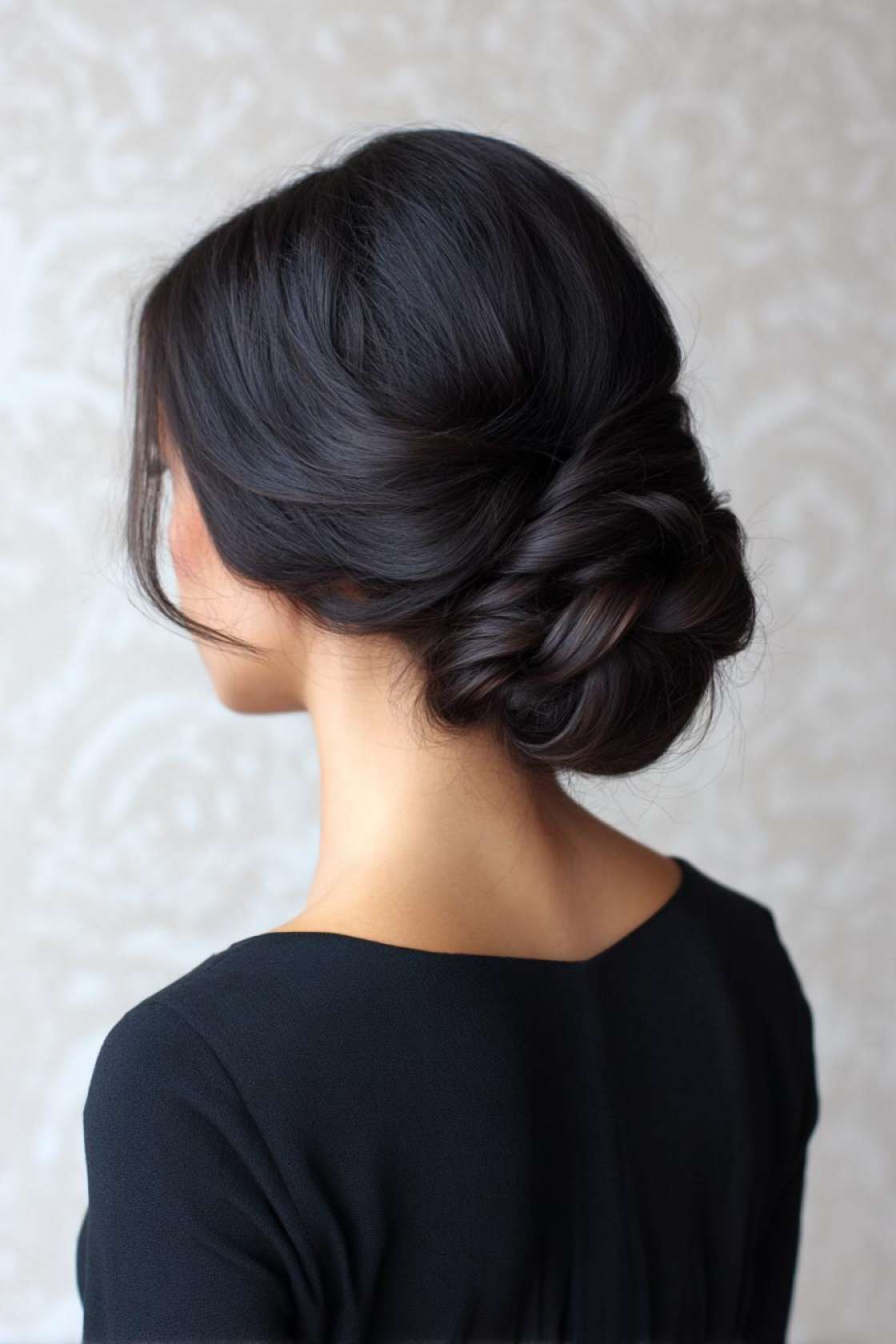 14+ Course-Ready Golf Hair Looks (Stay-Put Buns & Twists) - 4. Twisted Low Bun