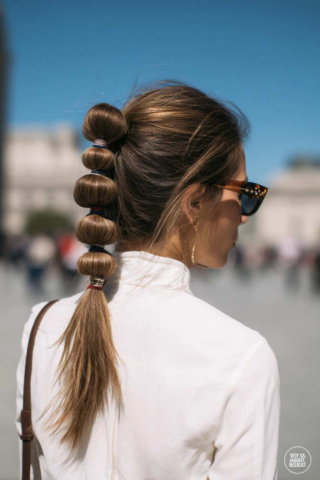 14+ Course-Ready Golf Hair Looks (Stay-Put Buns & Twists) - 12. Bubble Ponytail