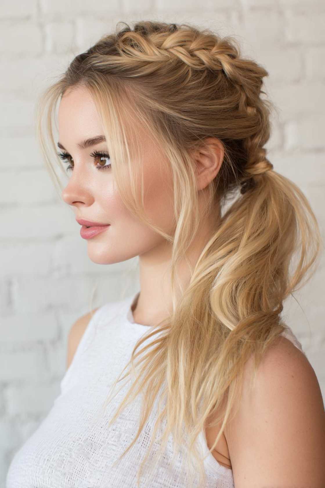 14+ Course-Ready Golf Hair Looks (Stay-Put Buns & Twists) - 11. Braided Ponytail