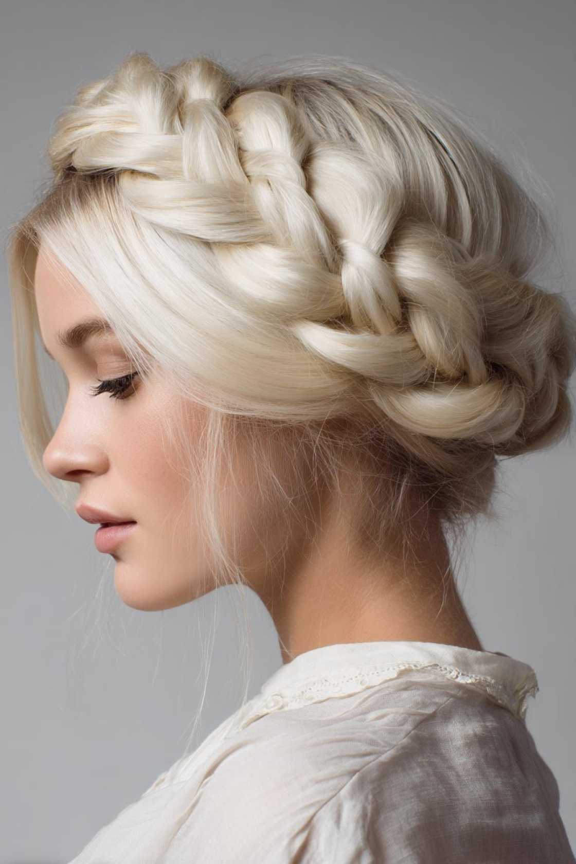 15+ Gym Hair Ideas That Actually Stay Put (From HIIT to Yoga) - 4. The Crown Braid