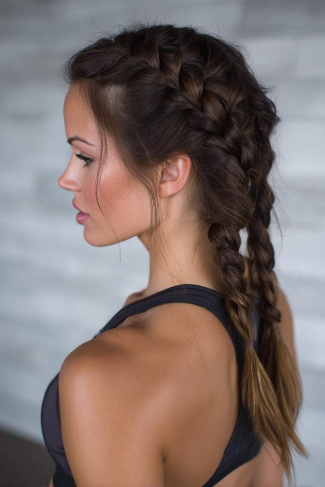 15+ Gym Hair Ideas That Actually Stay Put (From HIIT to Yoga) - 11. Dutch Braids