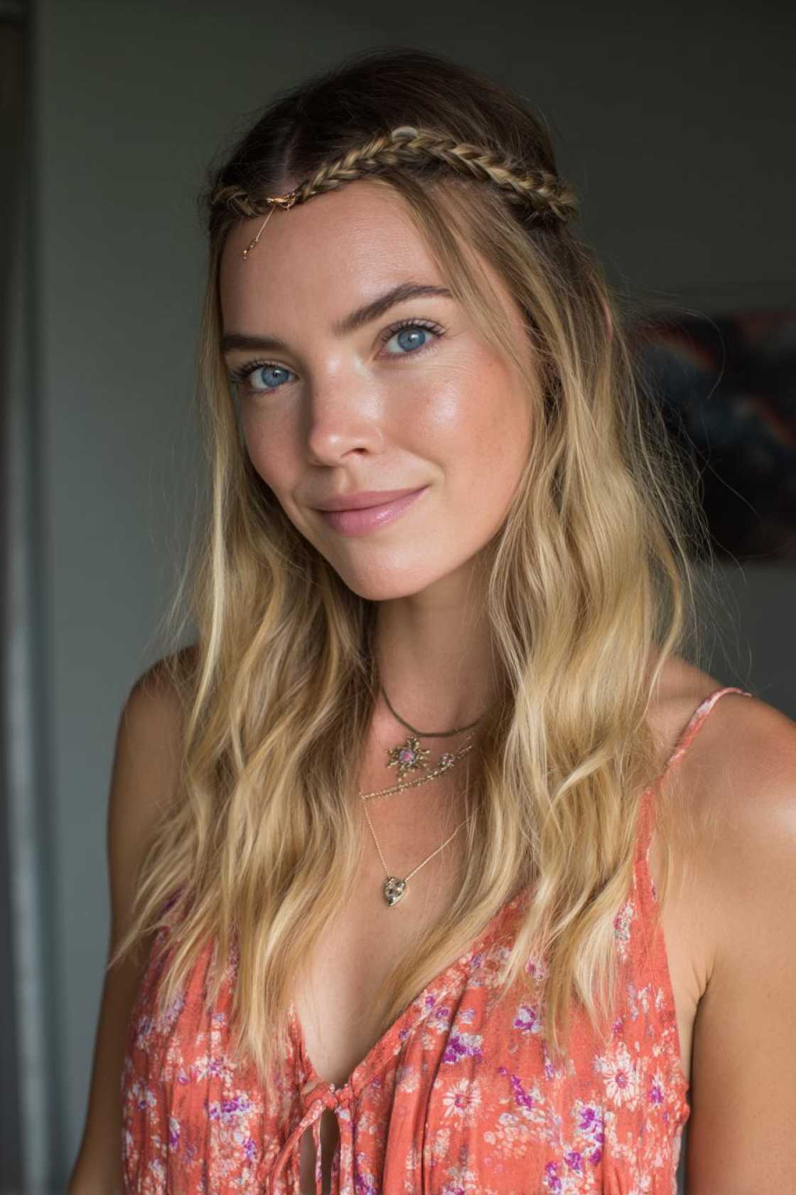 17+ Easy Summer Hairstyles (Claw Clips & Beachy Waves!) - 16. Braided Headband