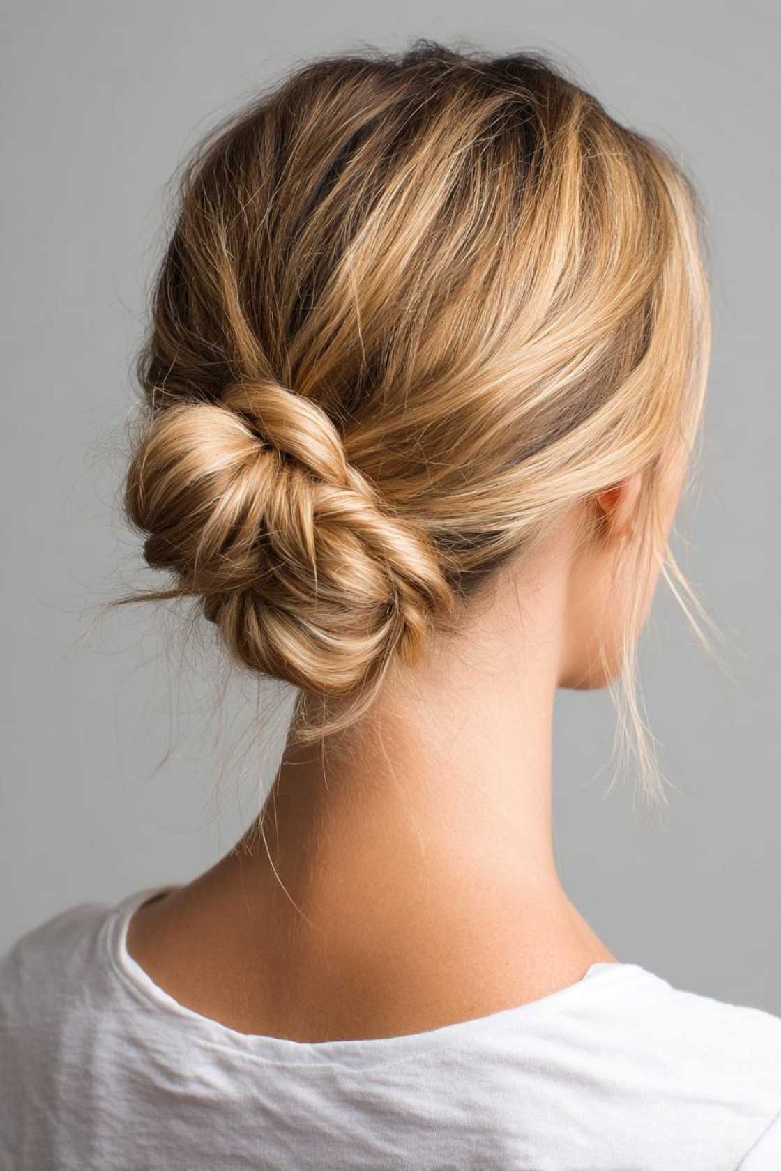 21+ Cute & Waterproof Hair Ideas for the Beach (Buns & Wraps) - 14. The Knot Bun