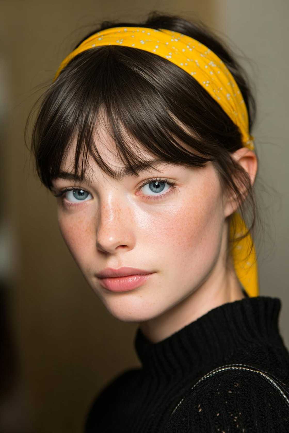 22+ Easy Ways to Cover Growing Out Bangs (Headbands & Braids!) - 16. Thin Headband Integration