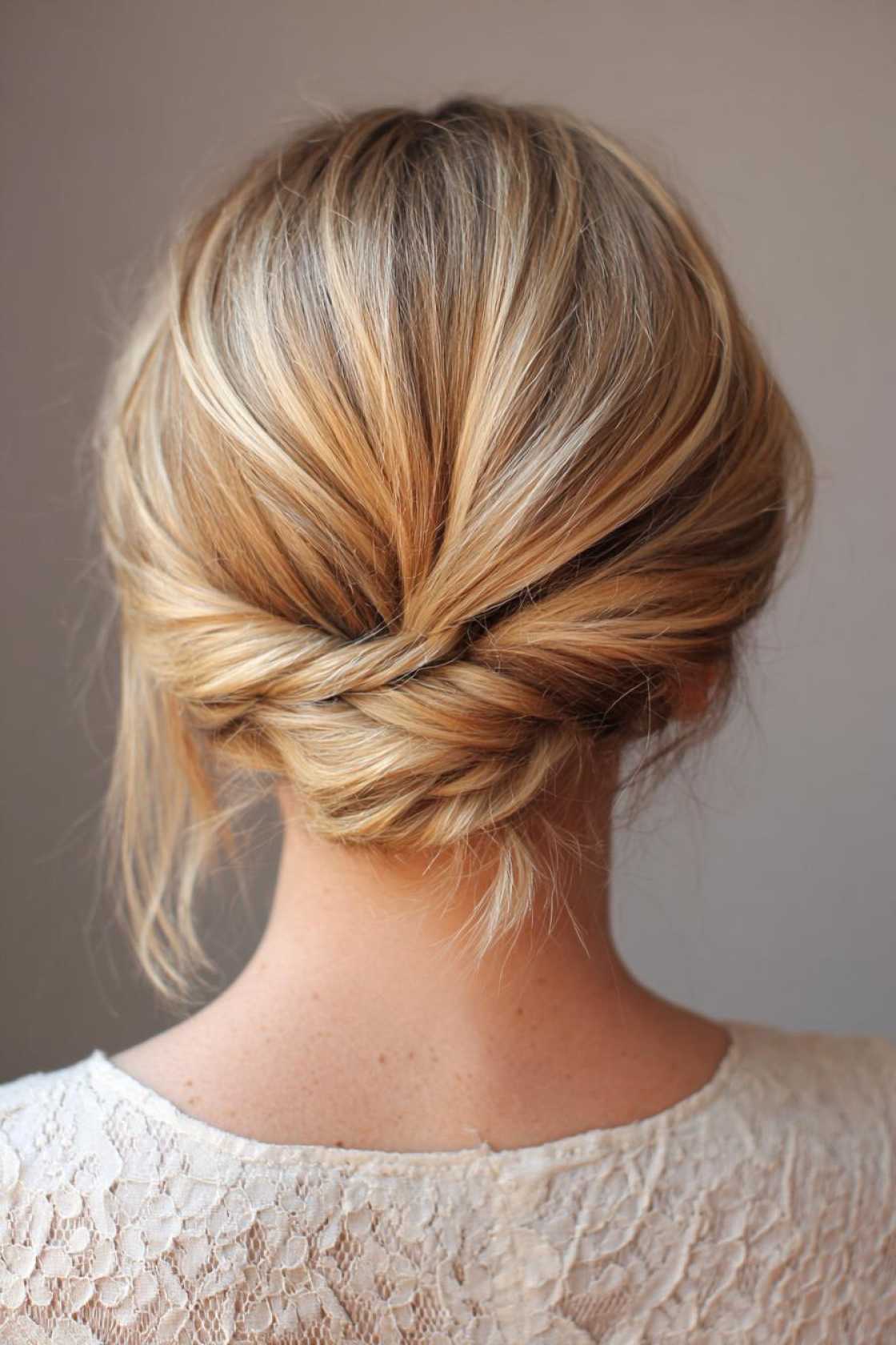 23+ Easy Short Hair Looks for Hot Weather (Headbands & Twists!) - 20. Simple Twisted Back