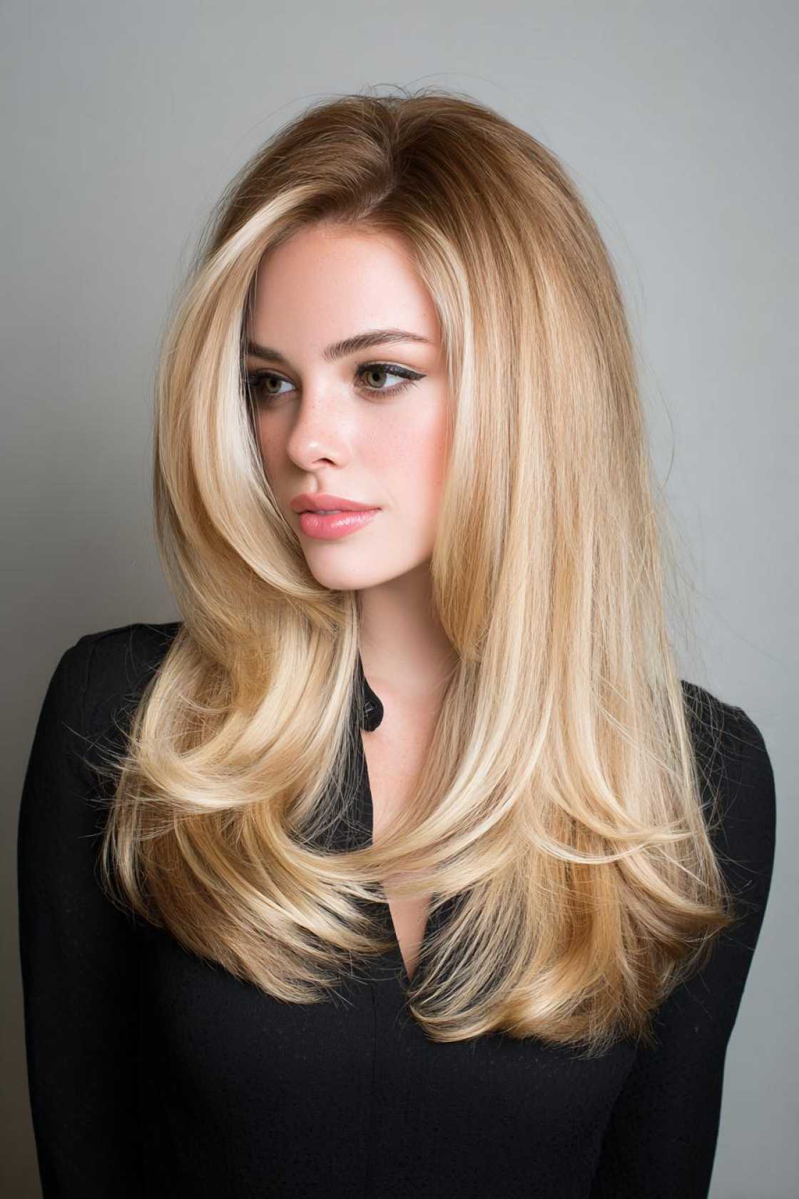 15+ Butterfly Haircuts Taking Flight for Summer 2025 (Light, Airy & Chic!). - 6. The Butterfly Cut with a Deep Side Pa