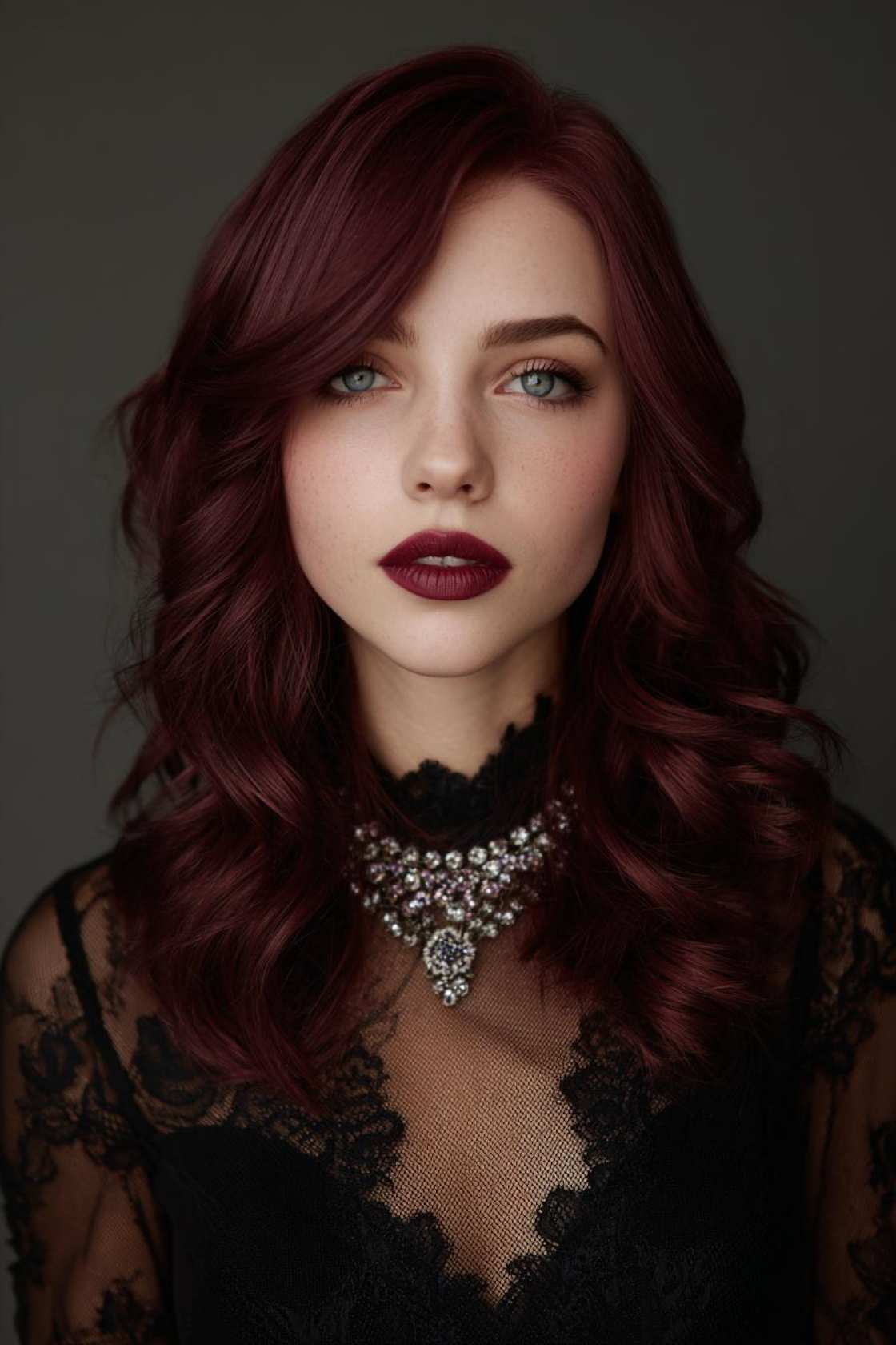 15+ Delicious Cherry Cola Hair Color Ideas for a Rich & Vibrant Look. - 8. Cherry Cola with Burgundy Undertones