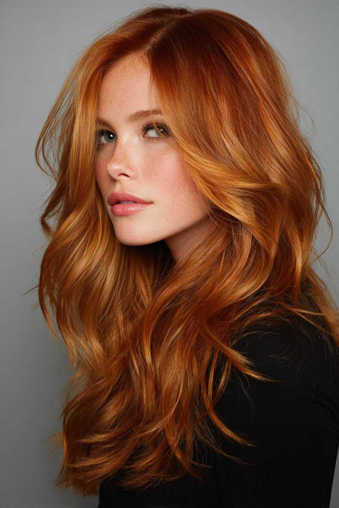 15+ Dreamy Strawberry Blonde Hair Color Ideas to Sweeten Your Look (All Shades!). - 14. Deep Strawberry Blonde with Copper U