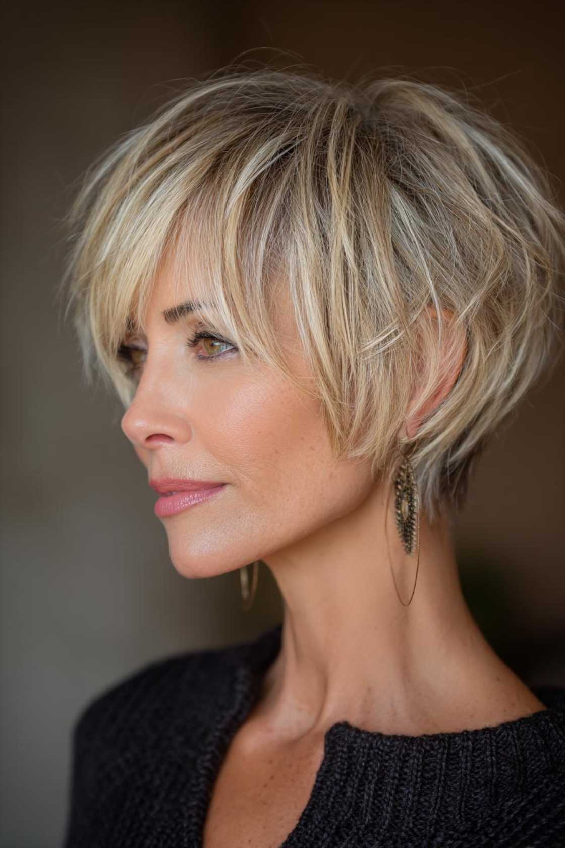 15+ Flattering Haircuts for Older Women with Thin Hair (Boost Volume & Style!). - 6. Pixie Bob