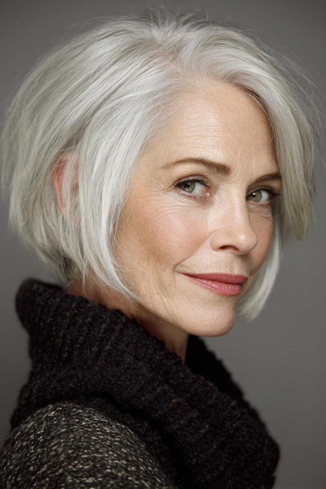 15+ Flattering Haircuts for Older Women with Thin Hair (Boost Volume & Style!). - 2. Chin-Length Bob
