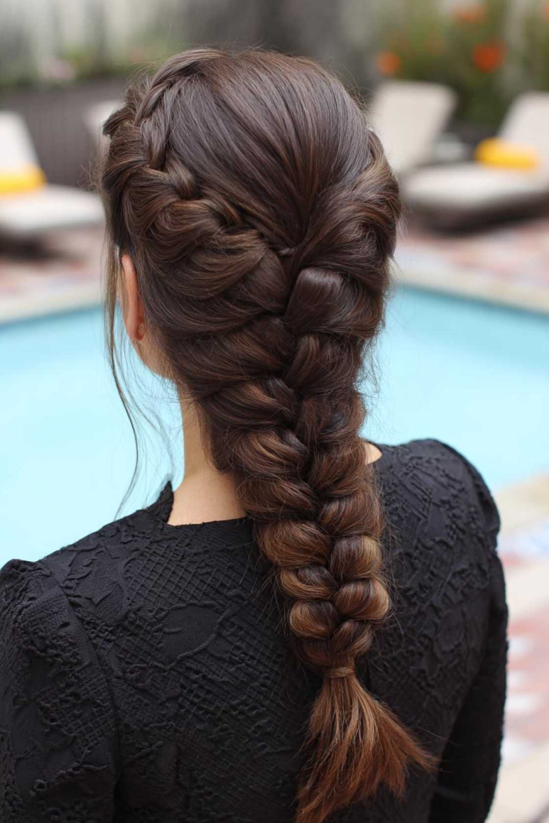 15+ Splash-Proof Pool Day Hairstyles: Cute, Secure & Chlorine-Ready! - 12. The French Braid