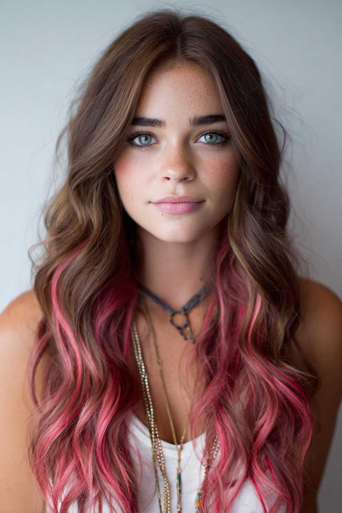 Craving a Sweet Change? 12+ Irresistible Neapolitan Hair Highlight Looks. - 3. Neapolitan Money Piece