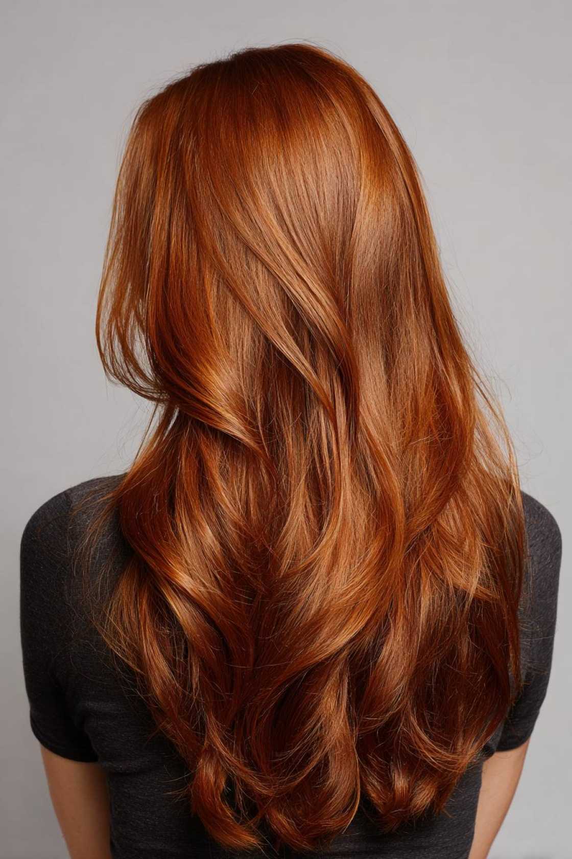 Embrace Autumnal Hues: 10+ Gorgeous Red-Brown & Copper Tones for Brunettes. - 2. Terracotta Brown