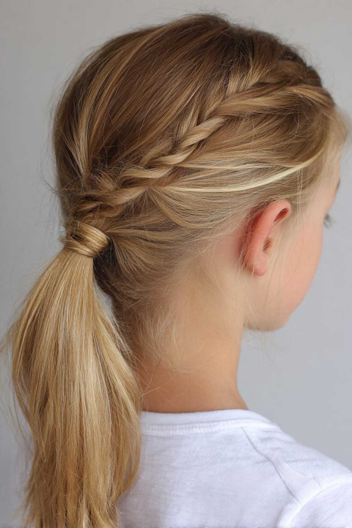 No Extensions Needed! 20+ Stunning Updo Ideas for Medium Length Hair. - 13. Braided Ponytail Base