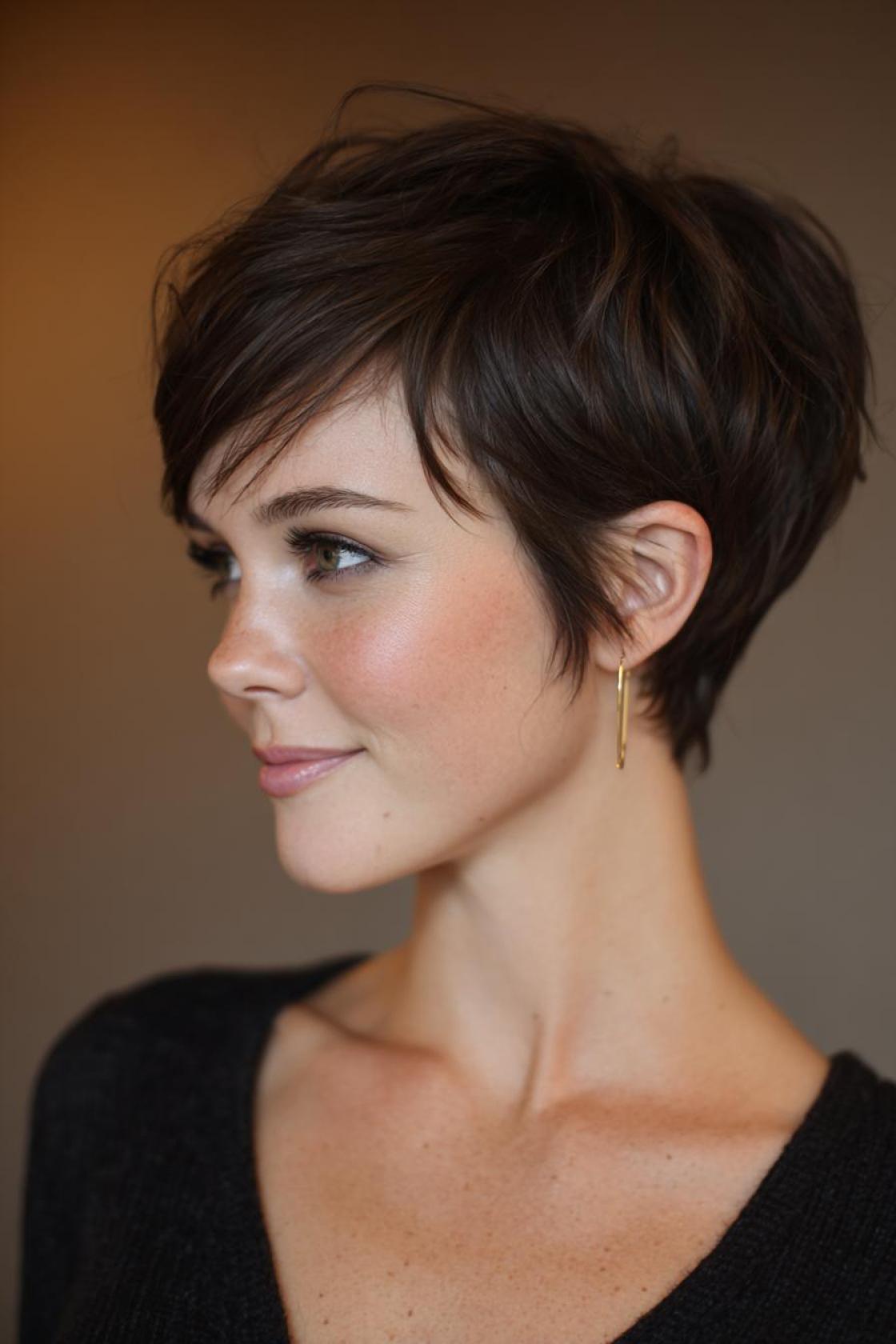 The Best Pixie Cuts to Complement Thick Hair (Say Goodbye to Helmet Head!). - 25. The Classic Pixie