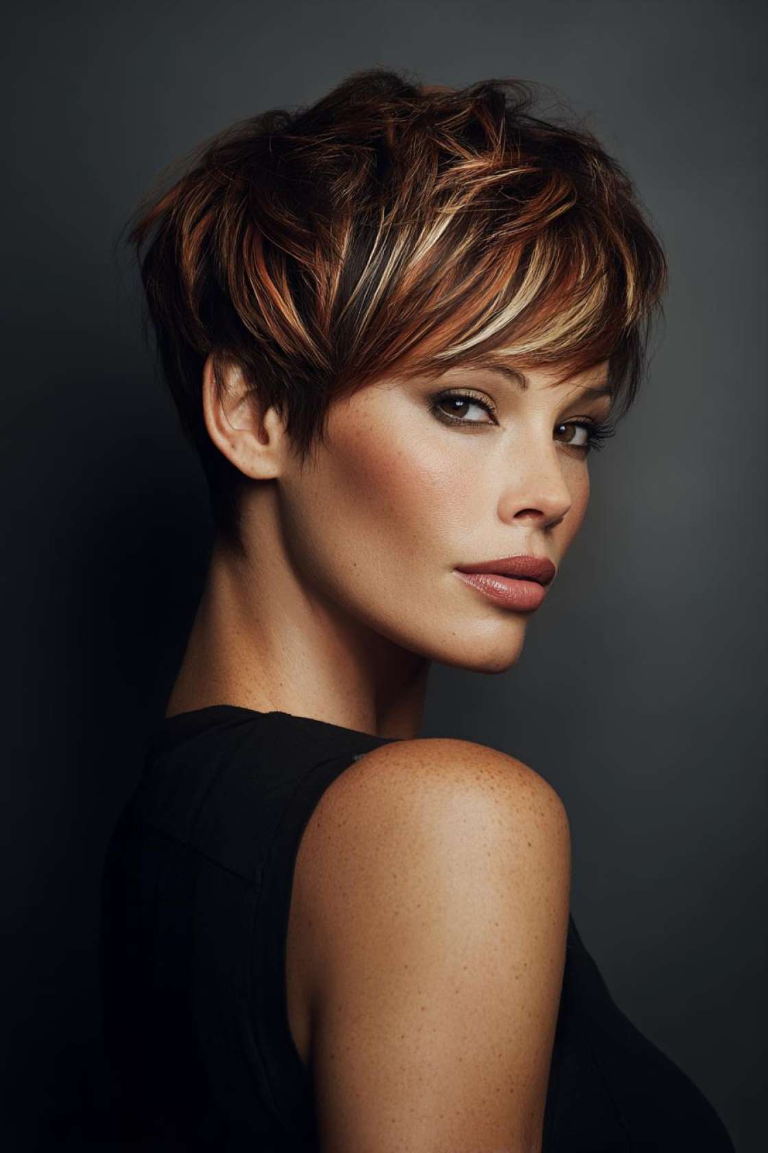 The Best Pixie Cuts to Complement Thick Hair (Say Goodbye to Helmet Head!). - 8. The Pixie with Highlights