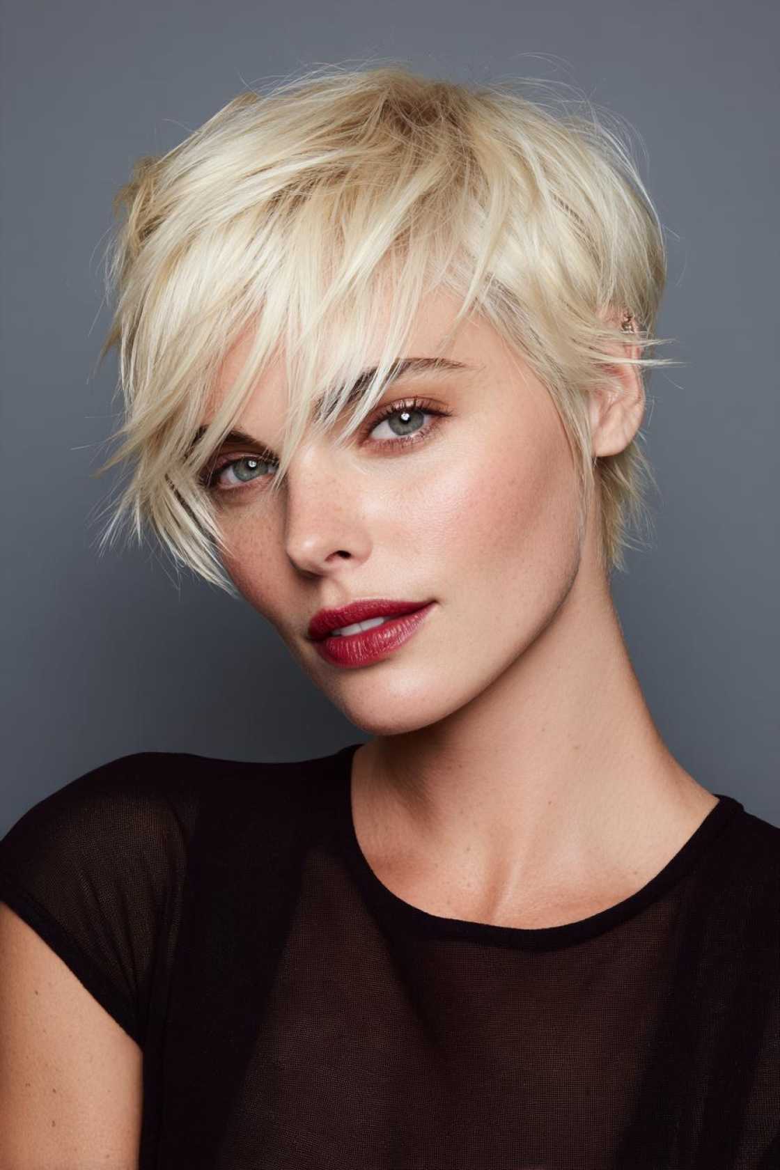 The Best Pixie Cuts to Complement Thick Hair (Say Goodbye to Helmet Head!). - 23. The Long Pixie with Layers