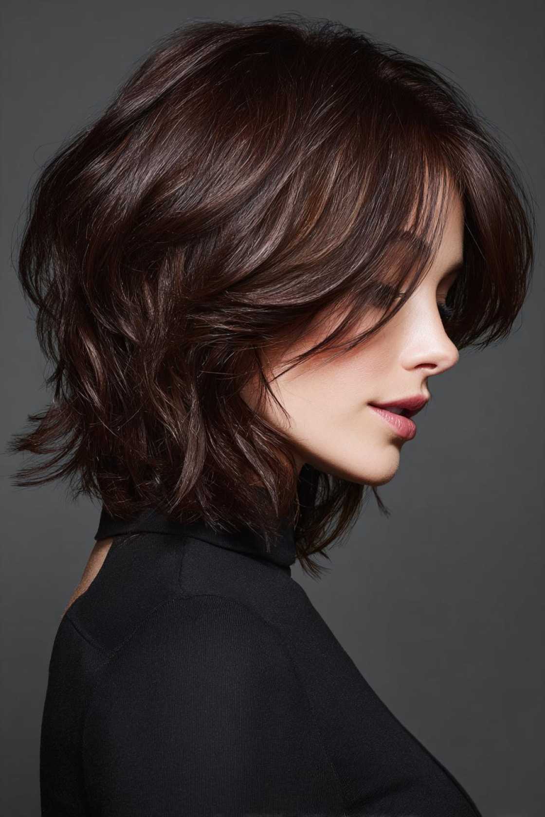 The Ultimate Medium Hair Forecast: 12+ Haircuts Trending for Spring 2025. - 4. The Layered Bob