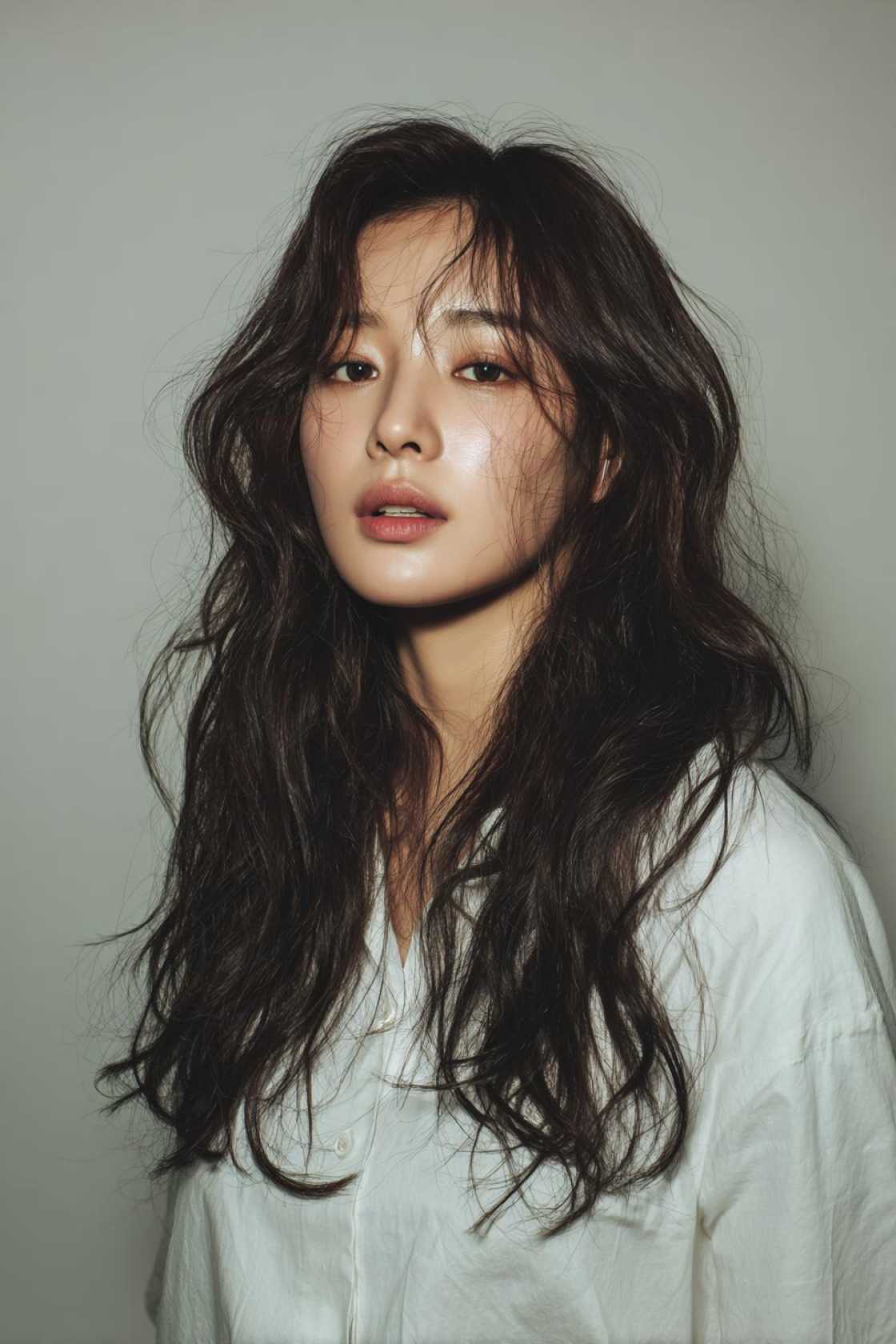 Unlock Your Inner Idol: 12+ Popular Korean Haircut Styles Inspired by K-Pop & K-Dramas. - 6. The Long Wavy Hair
