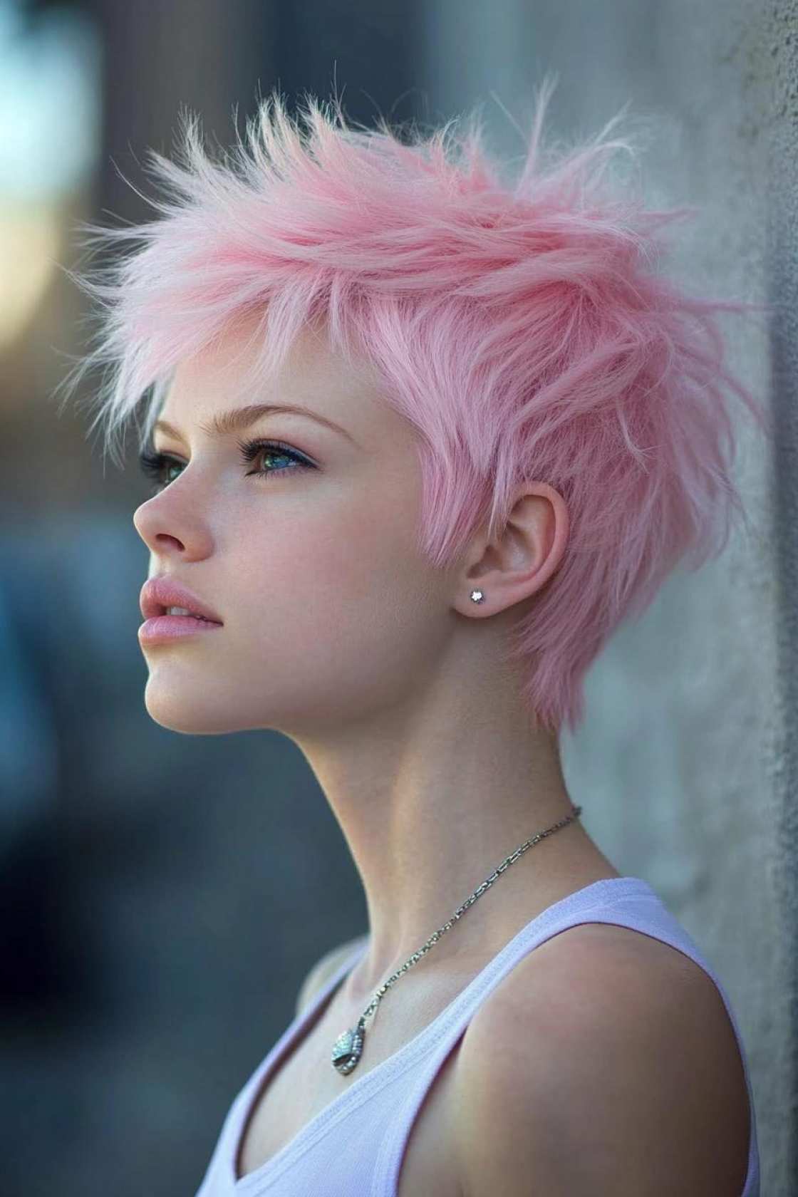 12+ Pink Wolf Cut Hairstyle Ideas Mixing Rough Layers with Feminine Color - 12+ Pink Wolf Cut Hairstyle Ideas