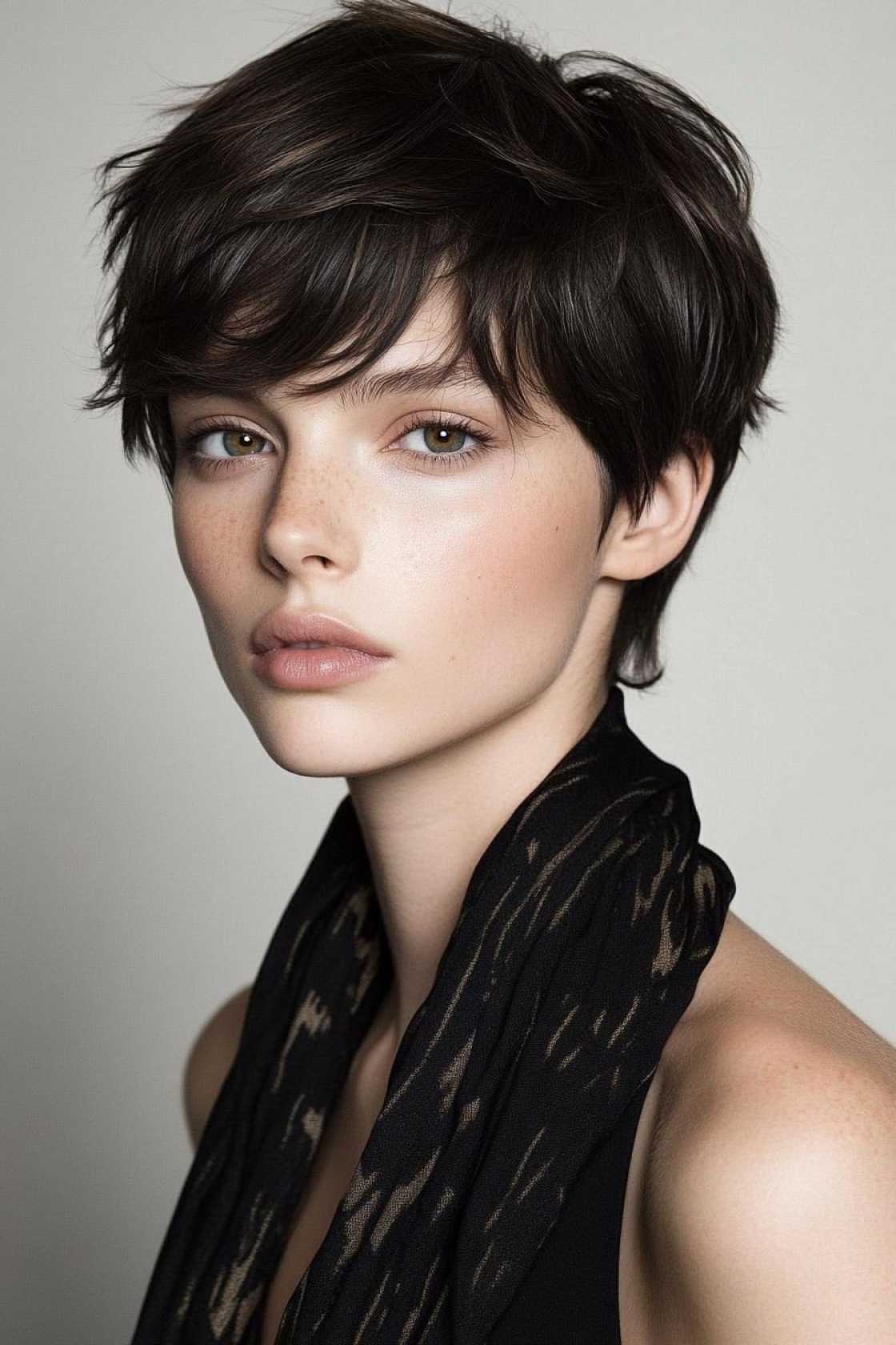 Bold & Beautiful: 12+ Short Haircuts with Bangs That Add Instant Edge - 9. The Asymmetrical Cut with Side-Swept