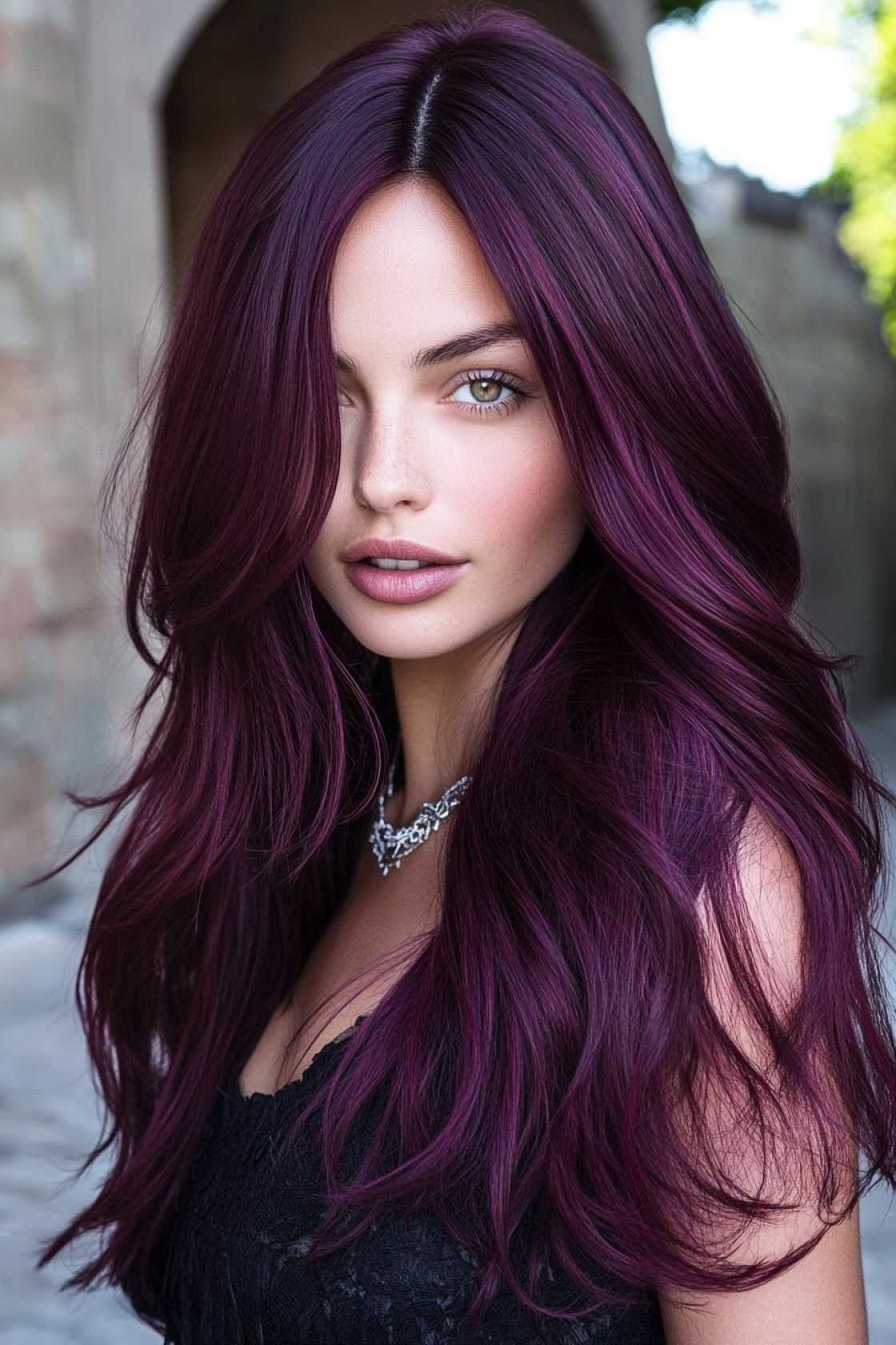 Chic & Cool: 13+ Hair Color Shades That Dominate Winter 2025 Trends - 10. Burgundy Bliss