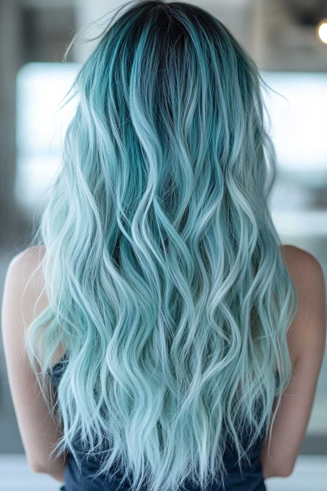 Color Play: 12+ Calico Hair Combinations That Turn Heads - 12. Ocean Dream