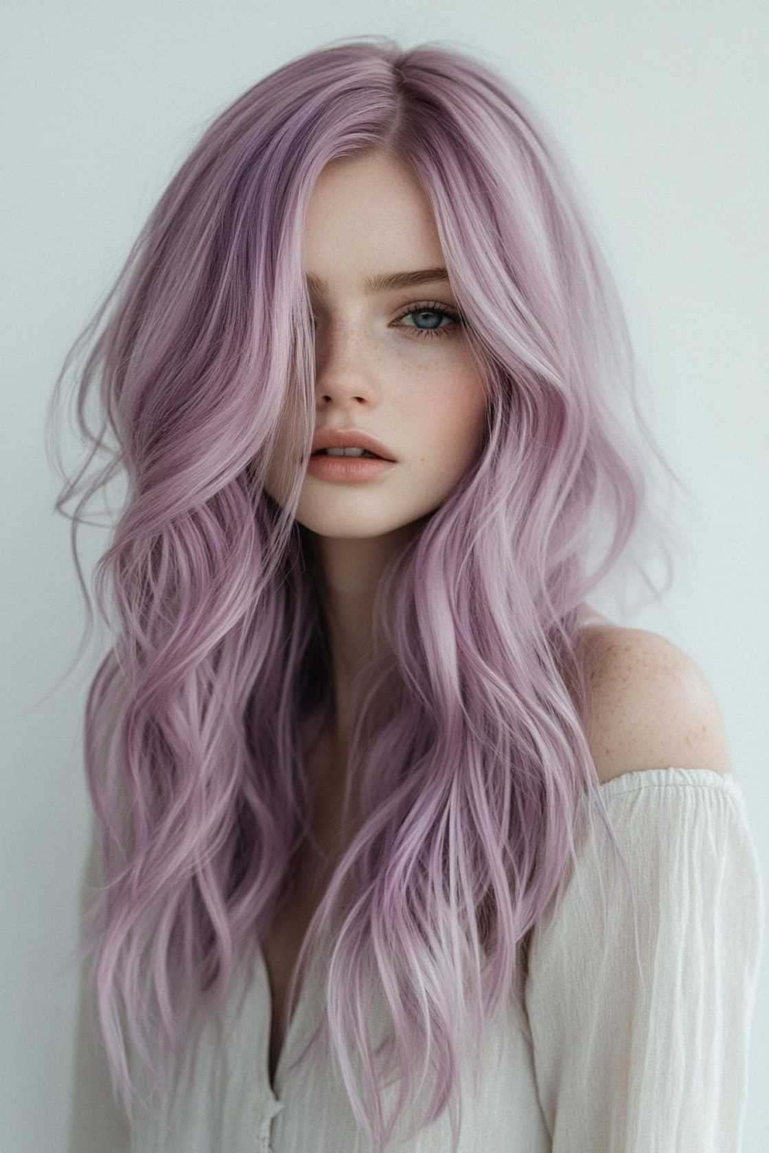Color Play: 12+ Calico Hair Combinations That Turn Heads - 7. Lavender Haze