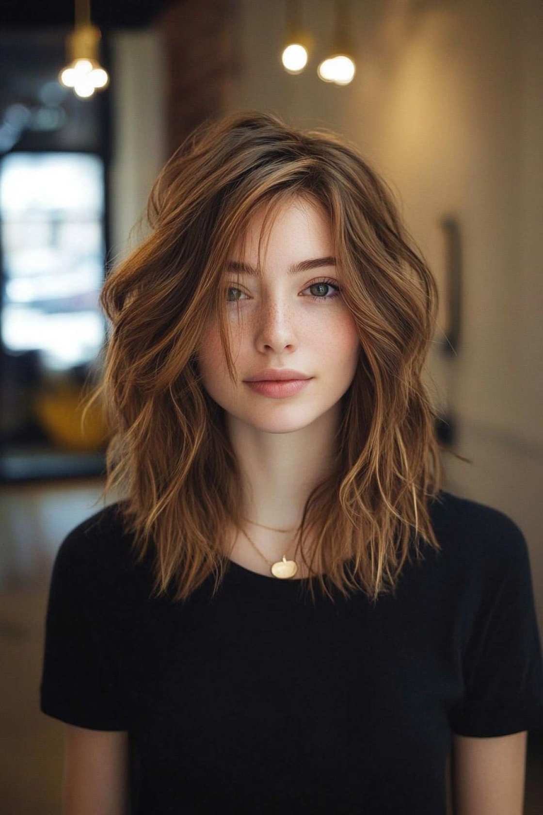 Cool Girl Energy: 14+ Choppy Lob Ideas for Effortless Texture - 6. The Layered and Textured Choppy Lob