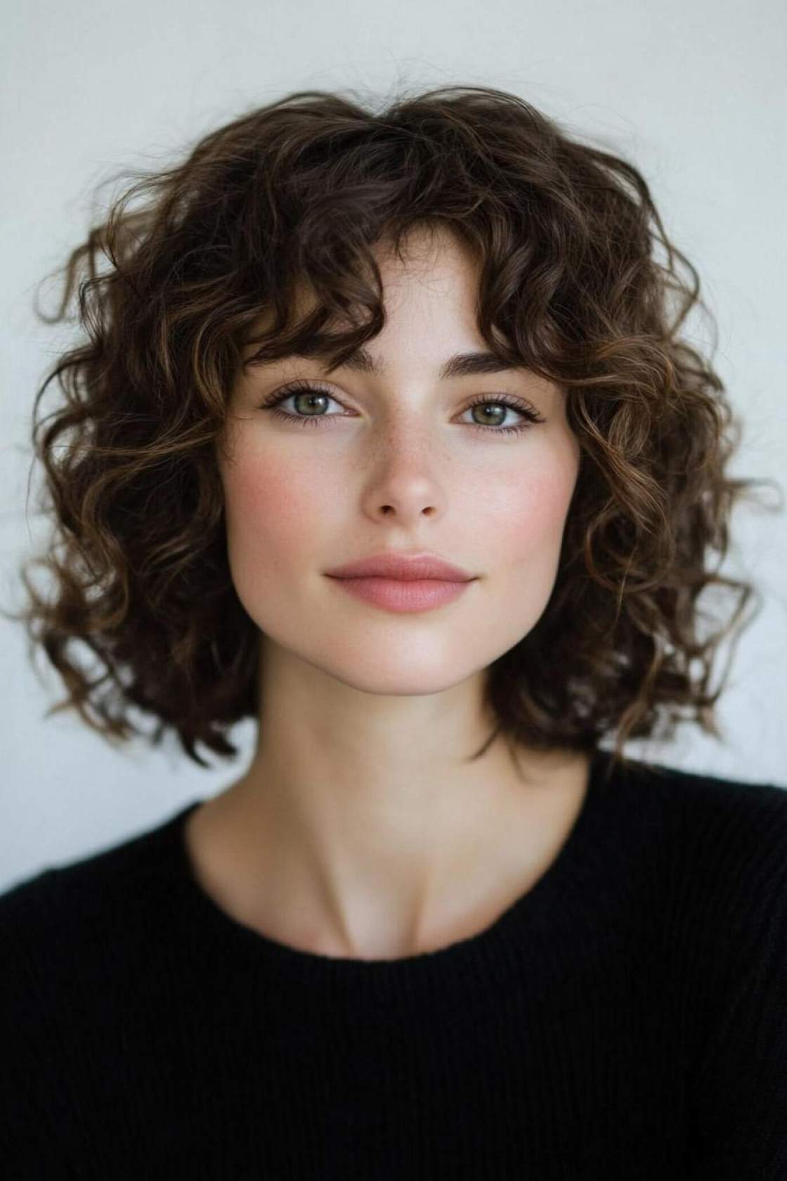 Cool Girl Energy: 14+ Choppy Lob Ideas for Effortless Texture - 4. The Curly Choppy Lob