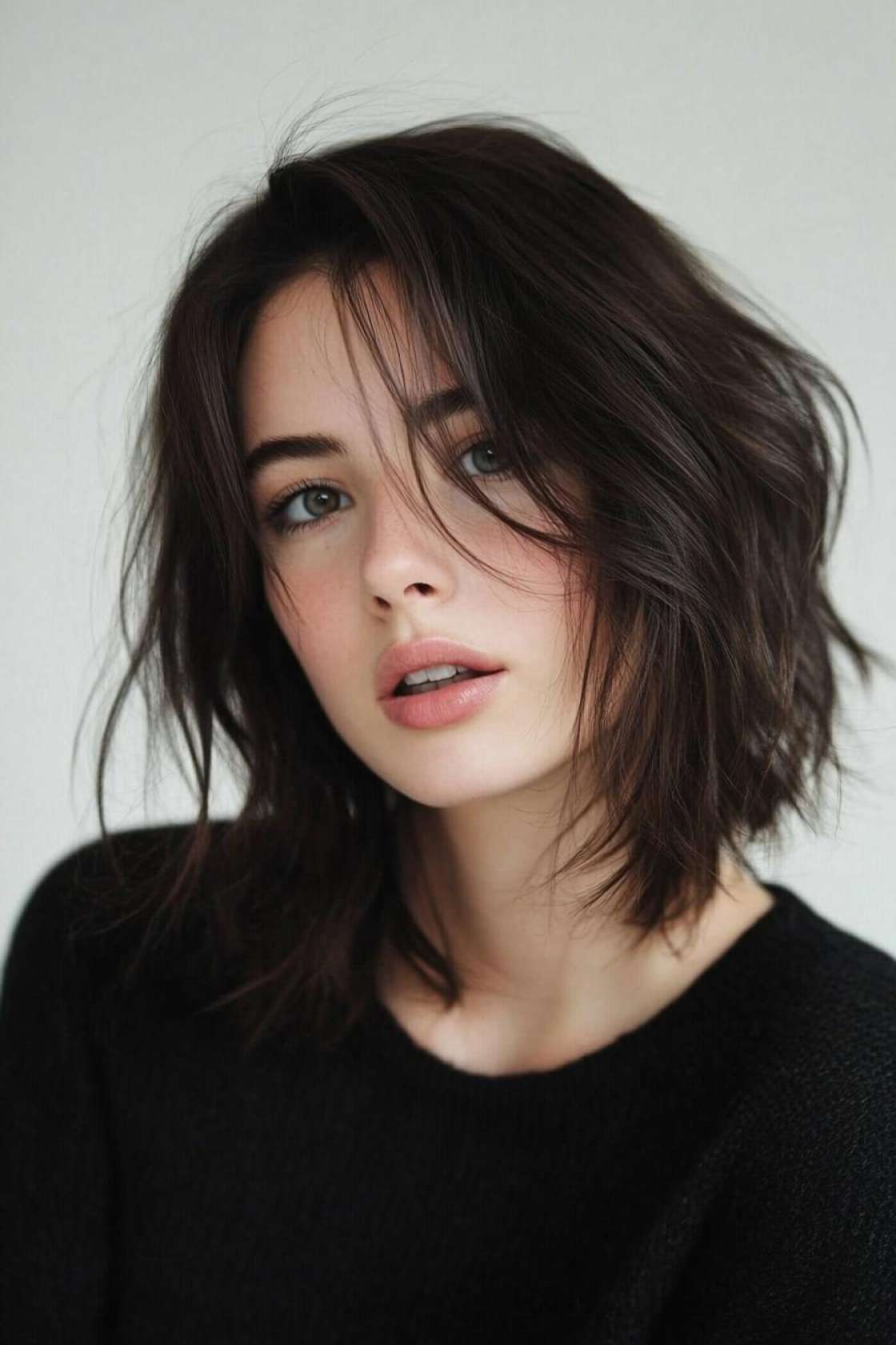 Cool Girl Energy: 14+ Choppy Lob Ideas for Effortless Texture - 1. The Ultimate Cool Girl Choppy Lob