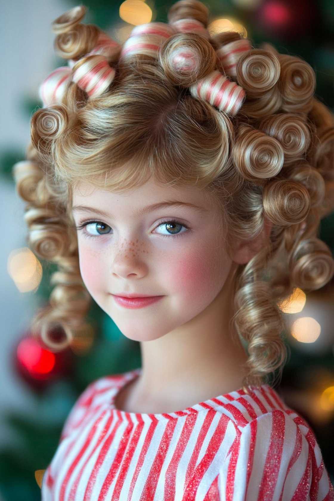 Dr. Seuss-Inspired: 11+ Whoville Hairstyles for a Fun & Whimsical Holiday Look - 11. Cindy Lou Who's Signature Swirls