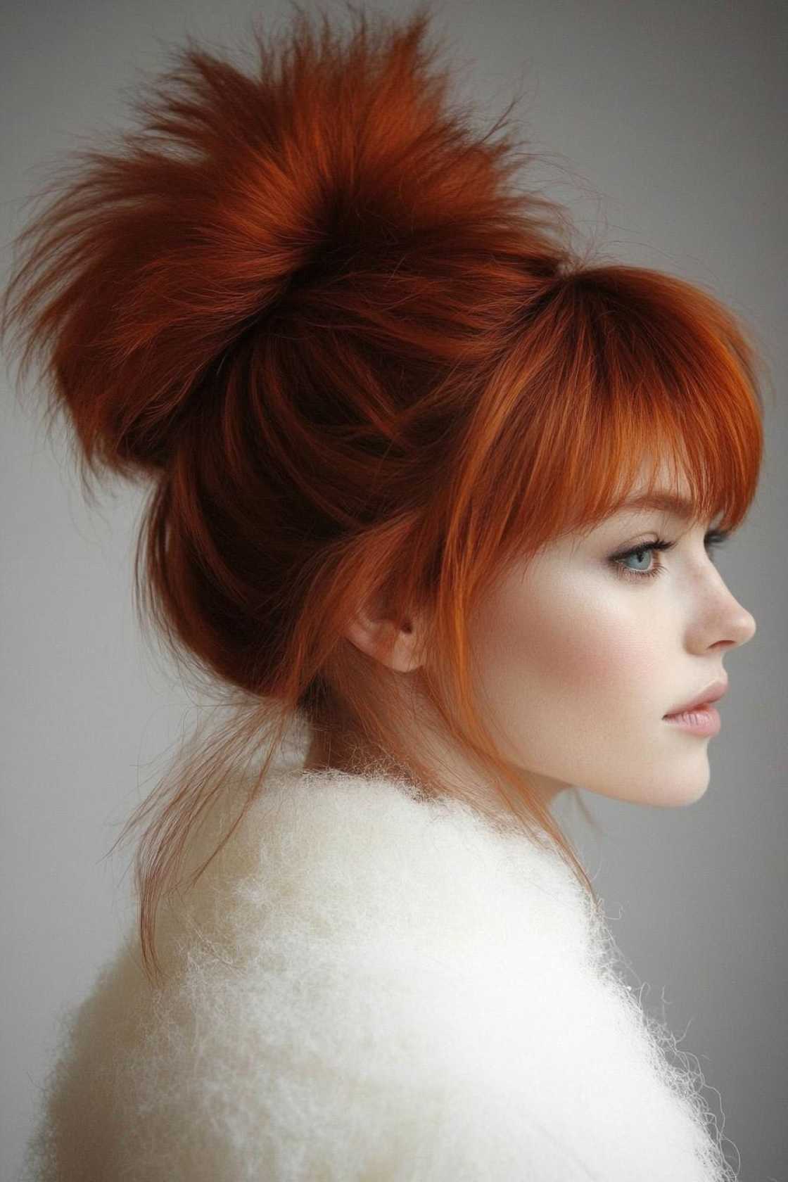 Dr. Seuss-Inspired: 11+ Whoville Hairstyles for a Fun & Whimsical Holiday Look - 5. The Snowball Bun