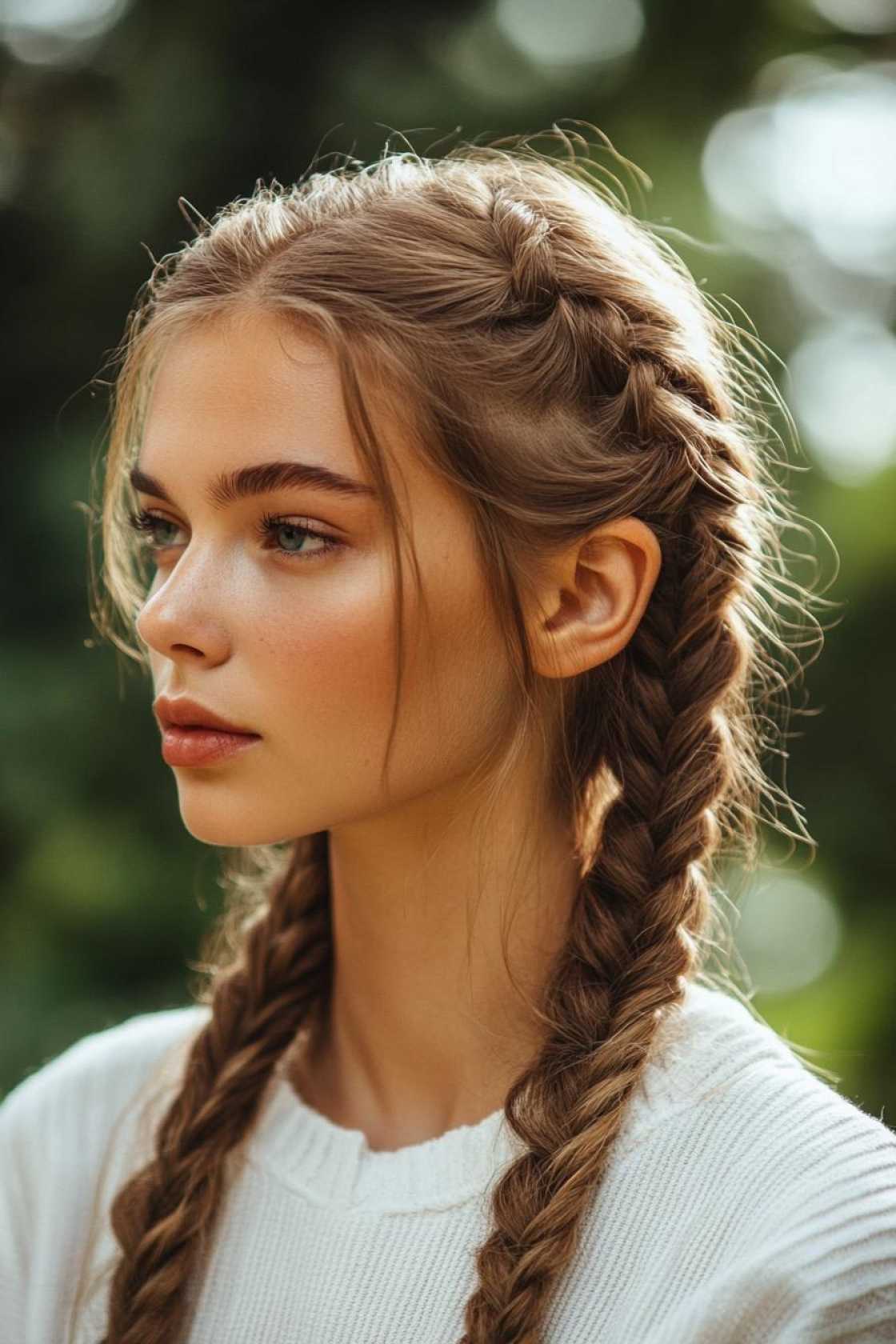 Effortless & Elegant: 12+ Long Hair Aesthetic Looks That Define Soft Beauty - The Dutch Braid