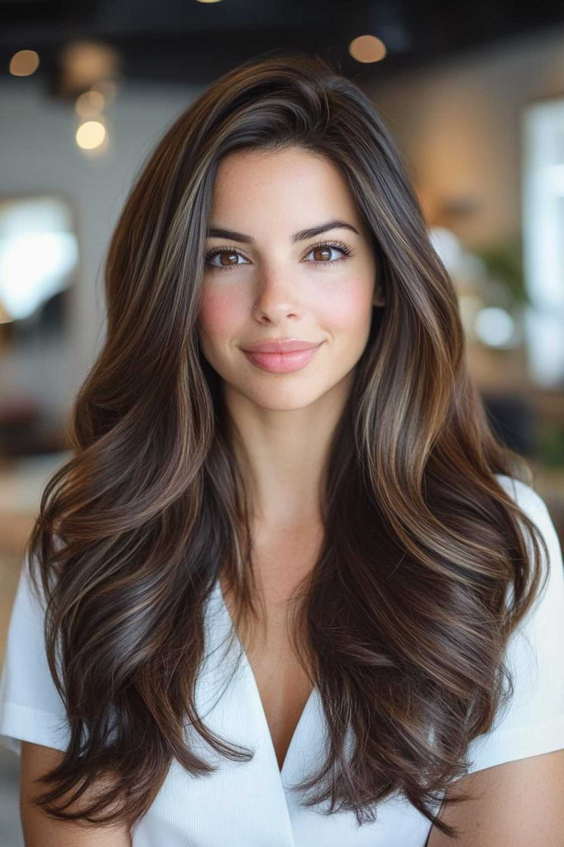 Effortless & Elegant: 12+ Long Hair Aesthetic Looks That Define Soft Beauty - The Classic Blowout