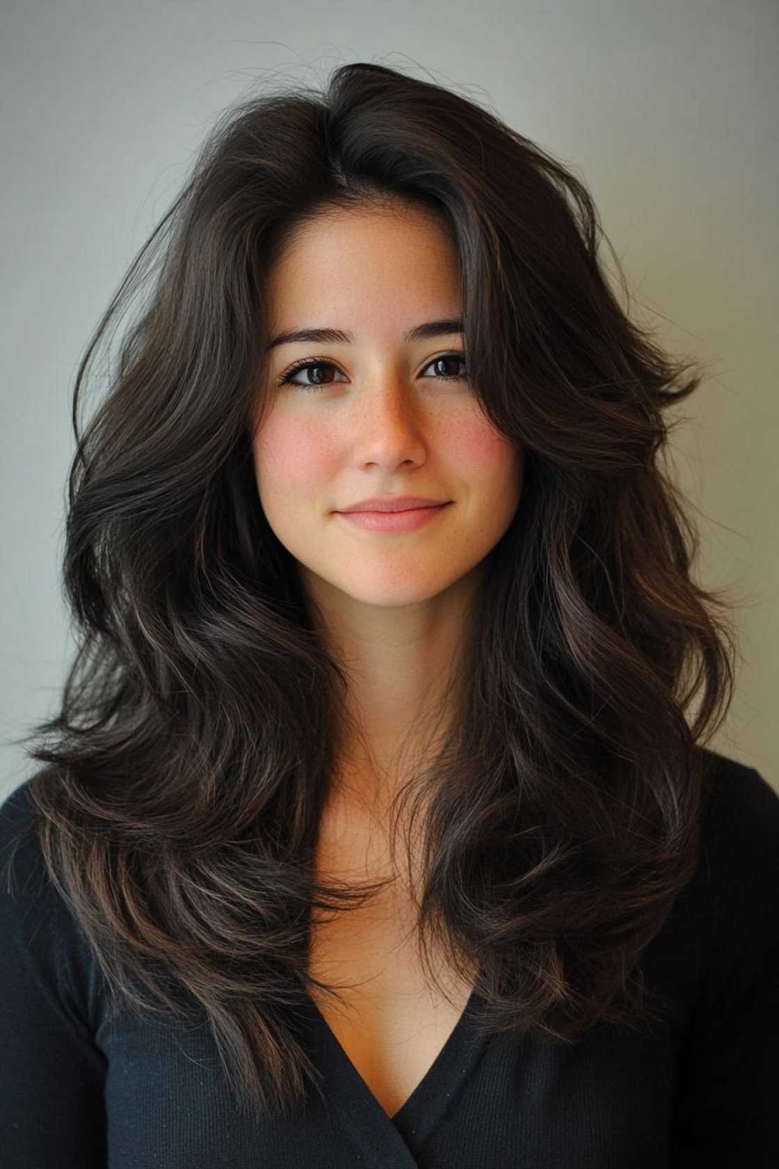 Effortless & Feminine: 12+ Butterfly Haircuts That Add Lift & Dimension - 7. The Defined Butterfly for Thick Hair