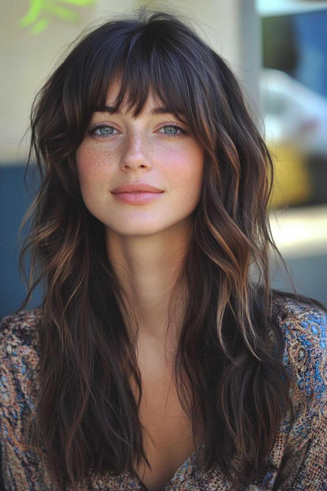From Subtle Layers to Full Wings: 14+ Butterfly Hair Looks You’ll Love This Season - Butterfly Hair with Bangs: A Chic Combin