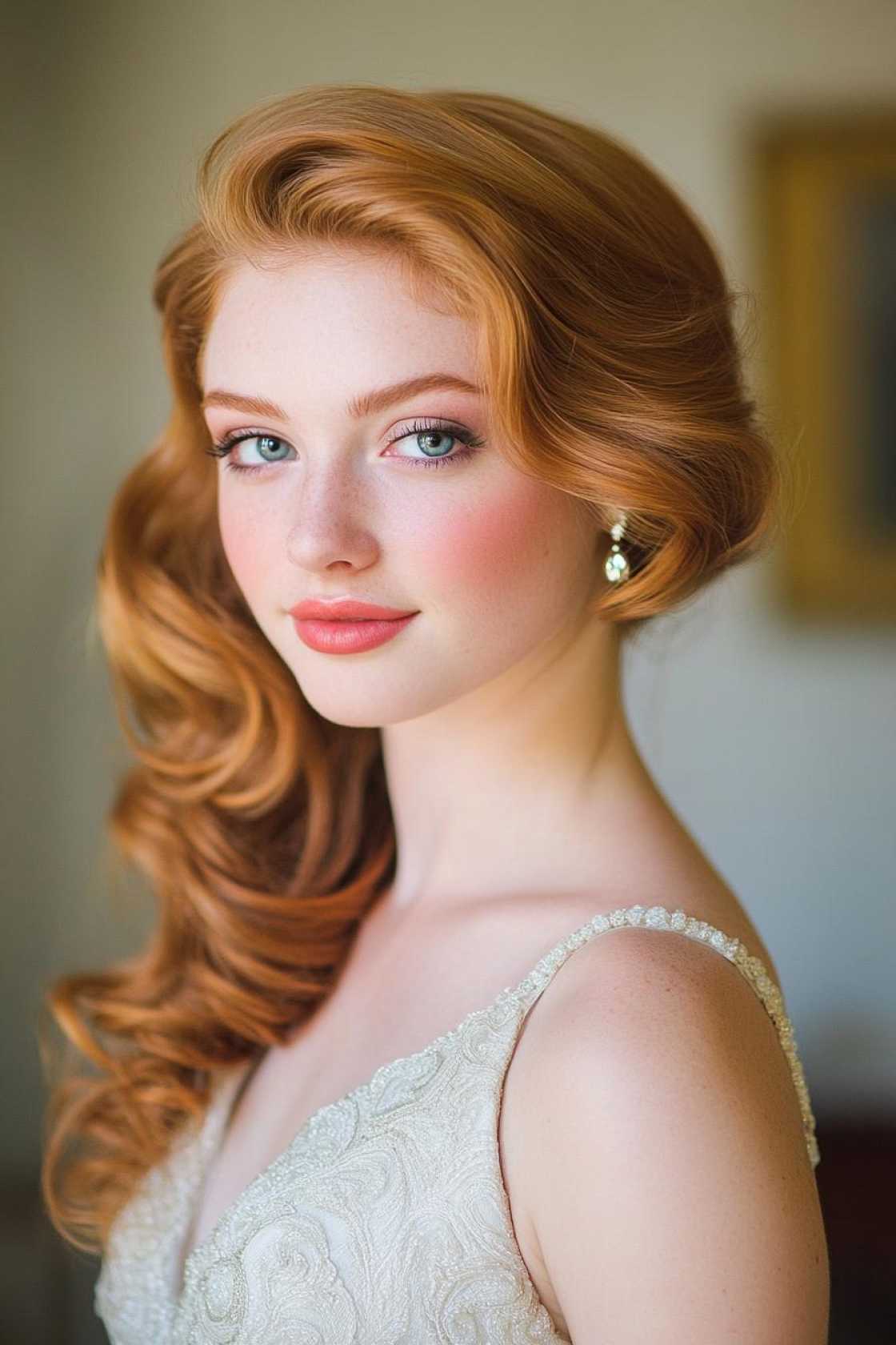 Polished & Pretty: 13+ Graduation Hair Ideas That Look Perfect in Photos - 4. Side-Swept Curls