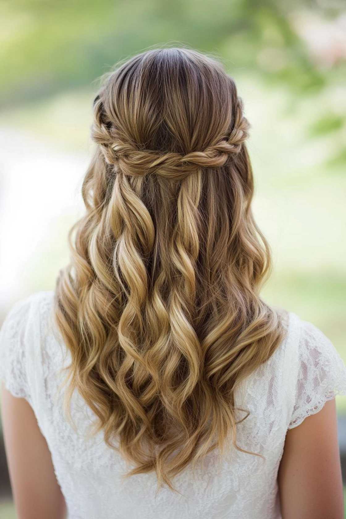 Polished & Pretty: 13+ Graduation Hair Ideas That Look Perfect in Photos - 8. Braided Crown with Loose Curls