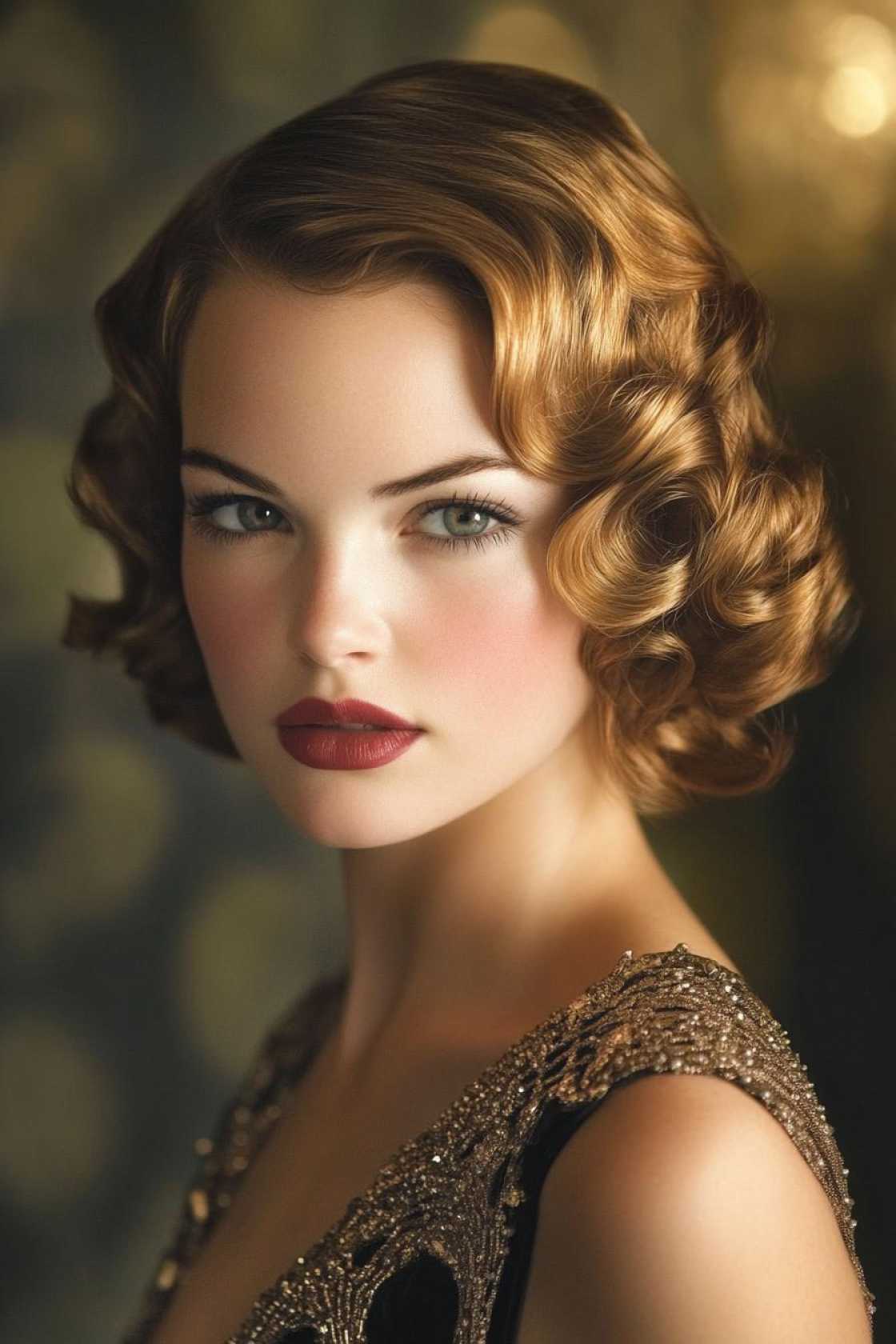 Retro Chic: 13+ Flapper Hair Ideas That Capture Timeless 1920s Beauty - 6. Pin Curls