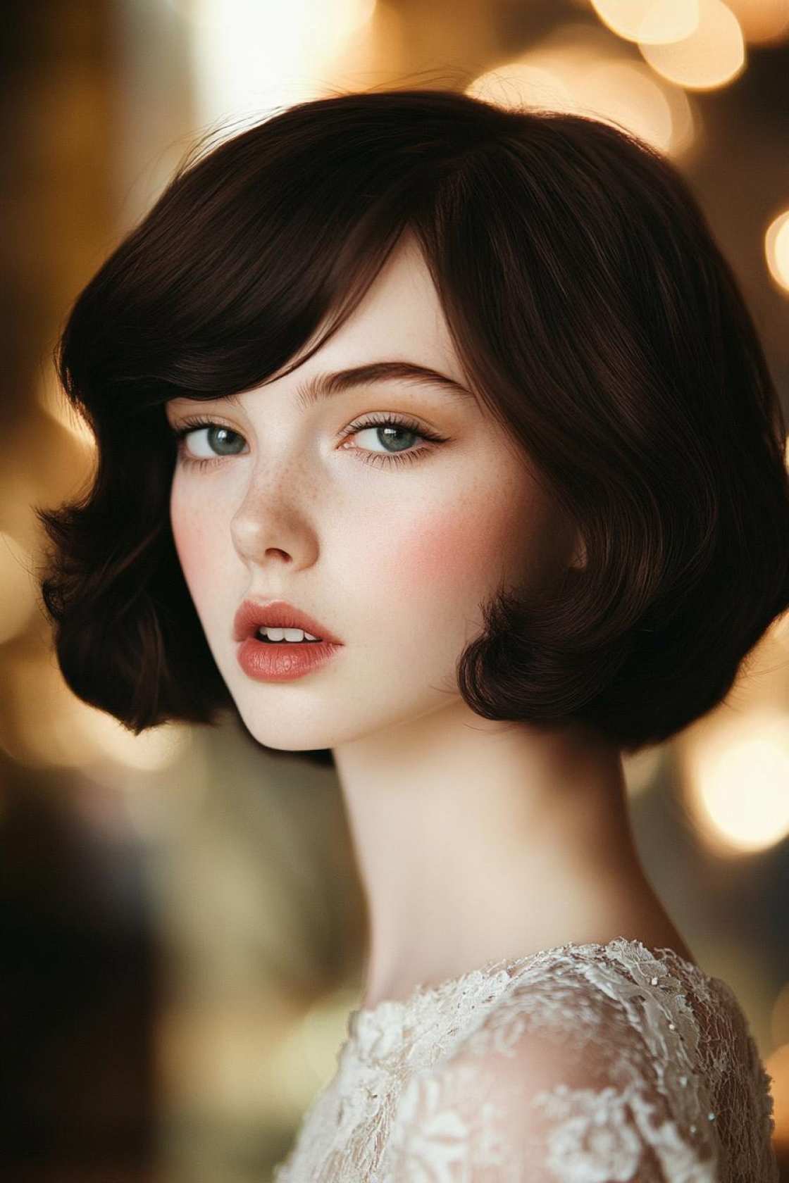 Retro Chic: 13+ Flapper Hair Ideas That Capture Timeless 1920s Beauty - 3. The Soft Bob