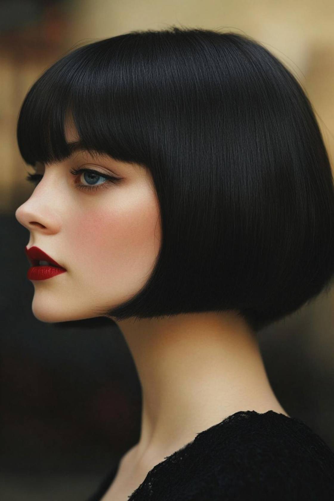 Retro Chic: 13+ Flapper Hair Ideas That Capture Timeless 1920s Beauty - 1. The Sleek, Straight Bob