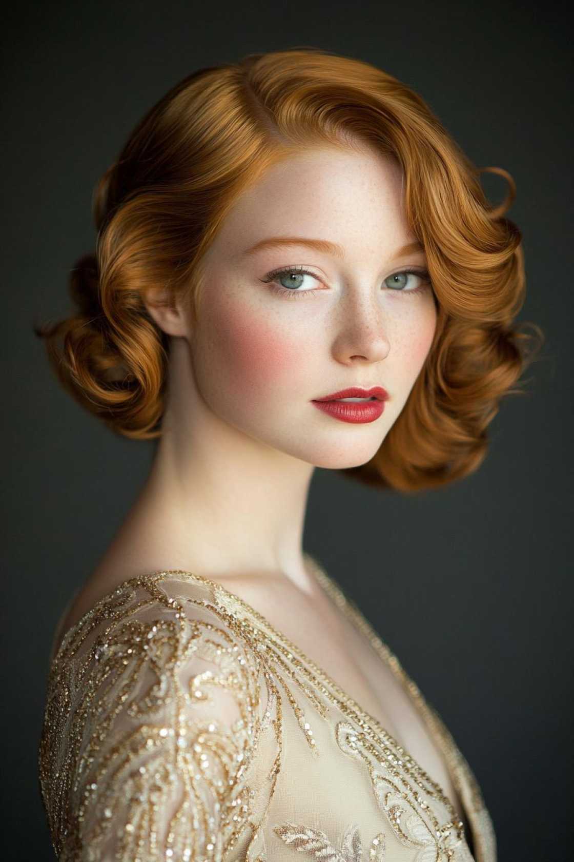 Retro Chic: 13+ Flapper Hair Ideas That Capture Timeless 1920s Beauty - 11. The Marcel Wave