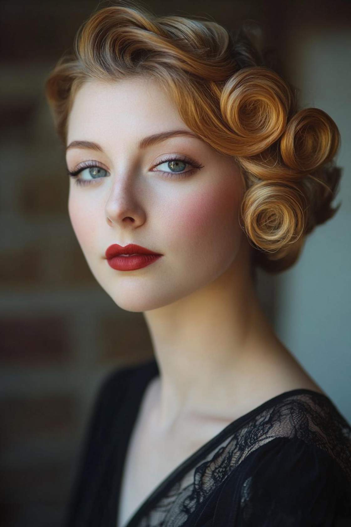 Retro Chic: 13+ Flapper Hair Ideas That Capture Timeless 1920s Beauty - 9. The Victory Roll