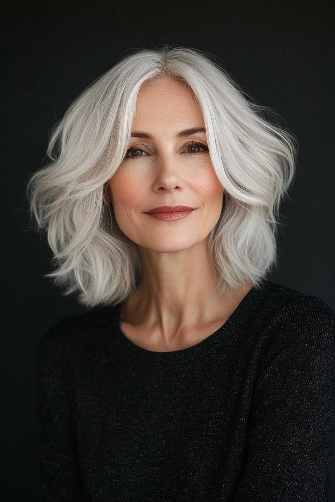 Timeless Grace: 12+ Holiday Hairstyles That Flatter Women Over 50 - 10. The Textured Bob