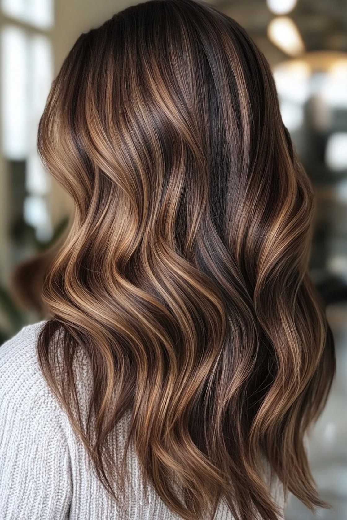 12+ Honey Brunette Balayage Looks Melting Warm Highlights Into Soft Brown Depth - Deep Honey Balayage