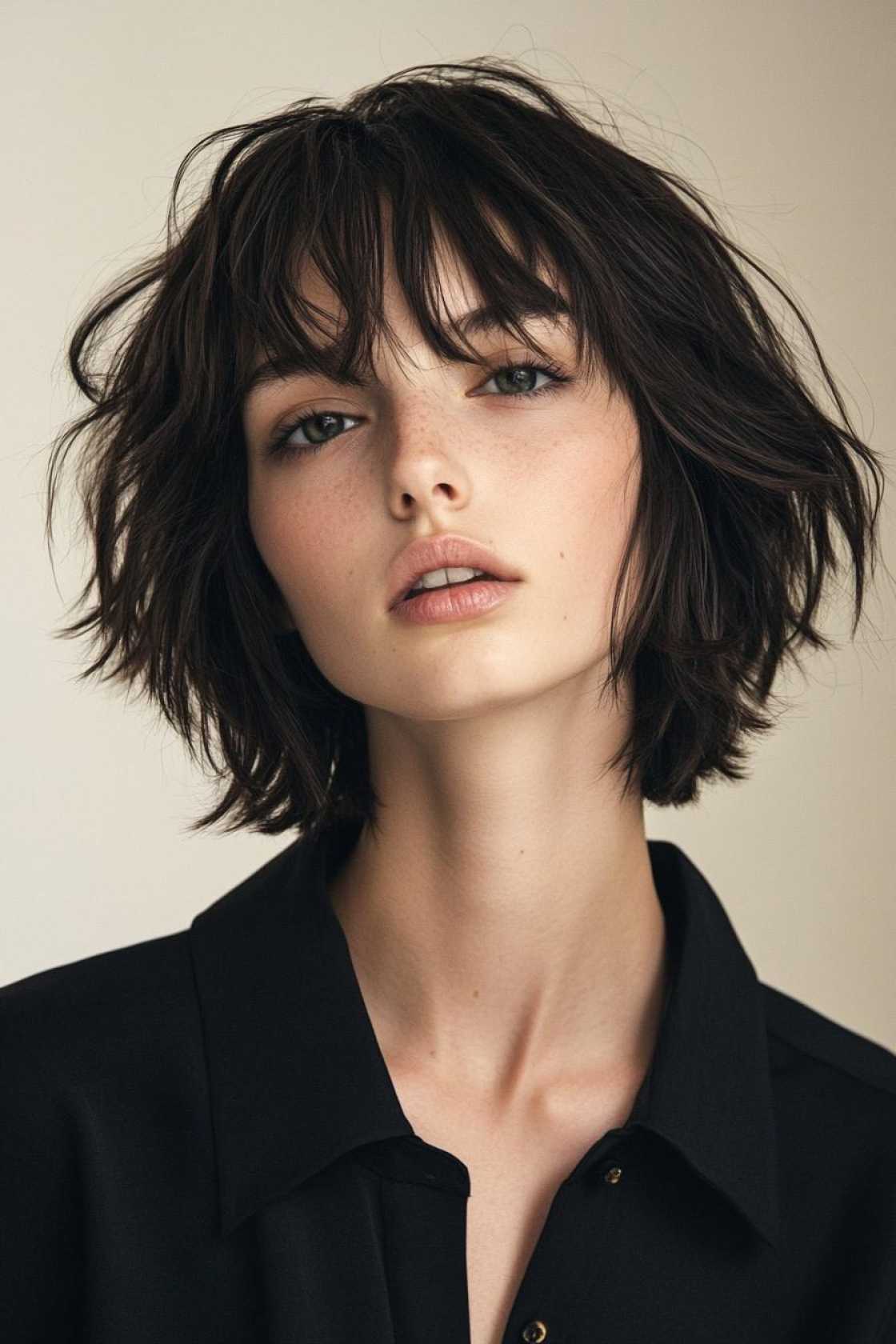 12+ Power Bob Hairstyles Bringing Bold Shape and High-Impact Confidence - 2. The Shag-Inspired Power Bob