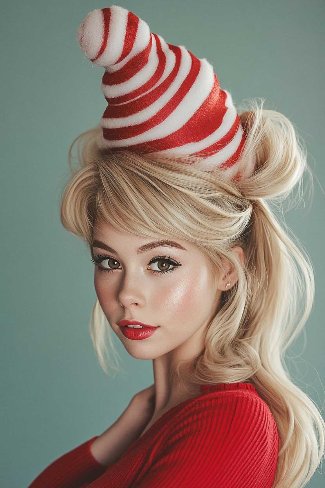 Holiday Charm: 12+ Cindy Lou Who Hairstyles That Feel Cute and Camera-Ready - 1. The Cindy Lou Who Signature Bump