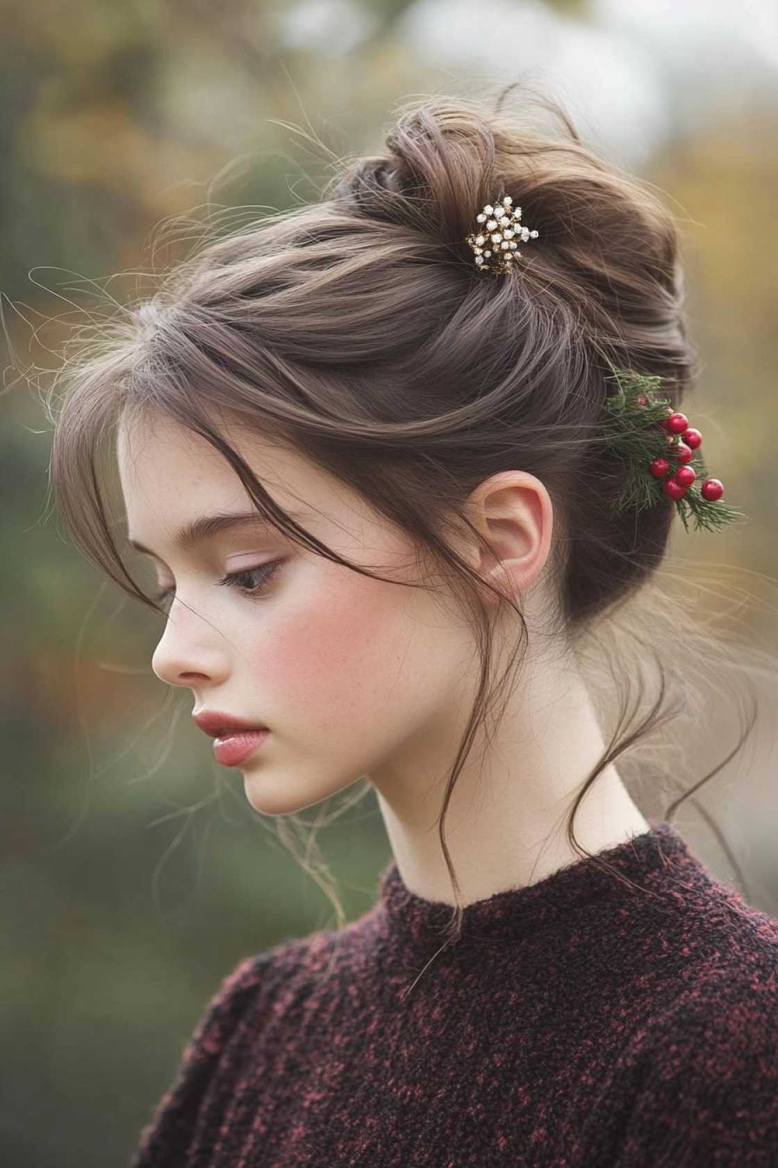Holiday Charm: 12+ Cindy Lou Who Hairstyles That Feel Cute and Camera-Ready - 11. The Whoville Bun Twist