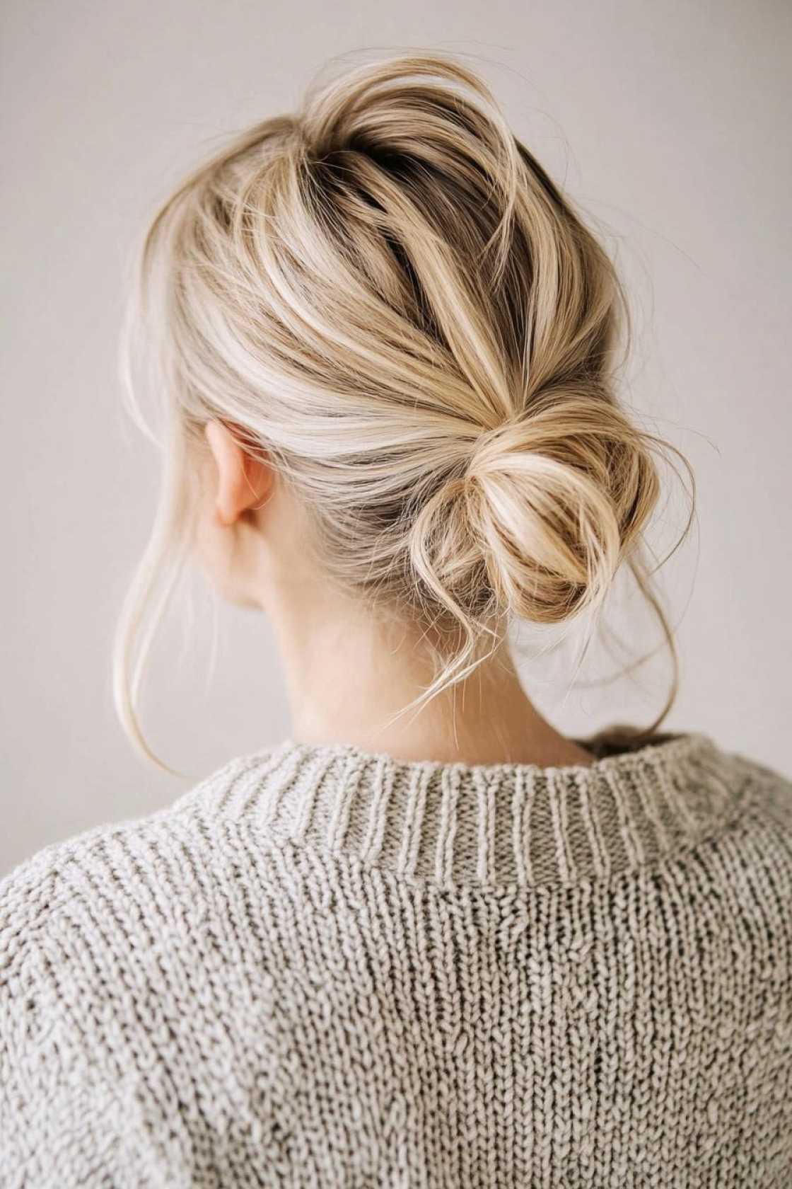 Holiday Charm: 12+ Cindy Lou Who Hairstyles That Feel Cute and Camera-Ready - 6. The Messy Mini Bun